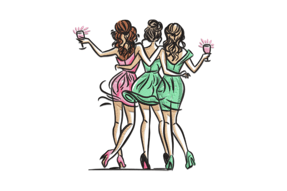 Best Girls Friends: A Charming Design for Handmade Gifts