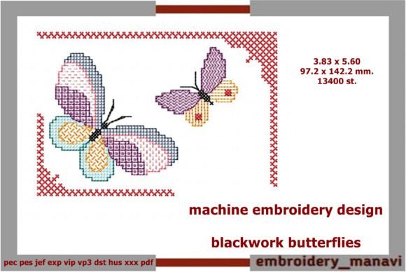 Blackwork Butterflies: A Designer's Review for Real Projects