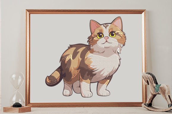 British Long-haired Cat: A Premium Embroidery Review