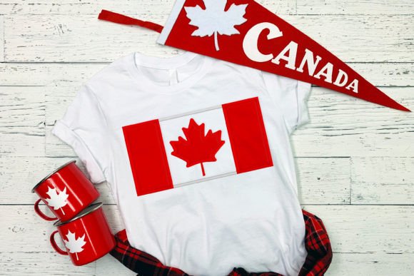 Canadian Flag Applique Embroidery Review for Holidays