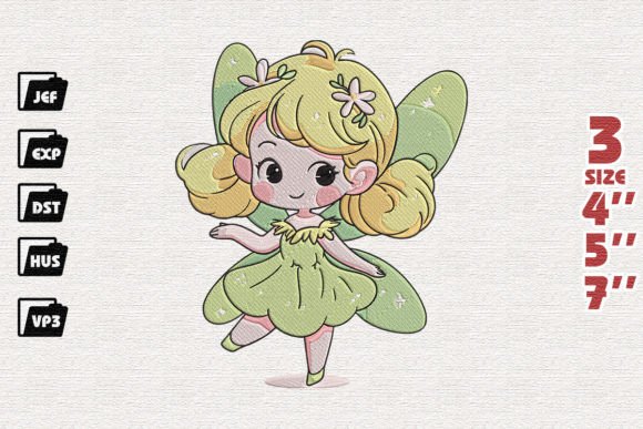 Cute Little Fairy: A Seasonal Embroidery Review