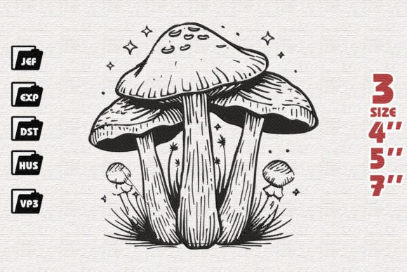 Cute Mushroom: A Seasonal Embroidery Design Review