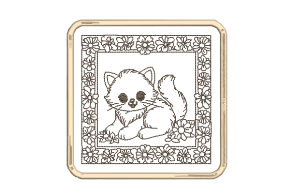 Kitten Day Quilt Square: A Craft Fair Review