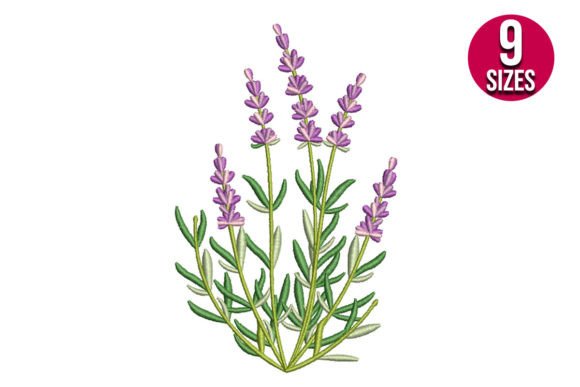Lavender Bush: A Seller's Review for Etsy Embroidery