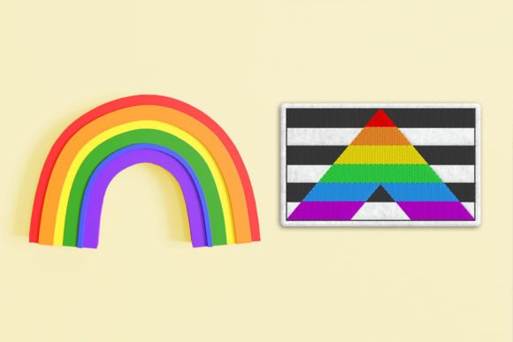 LGBT Ally Pride Flag ITH Feltie Applique Review