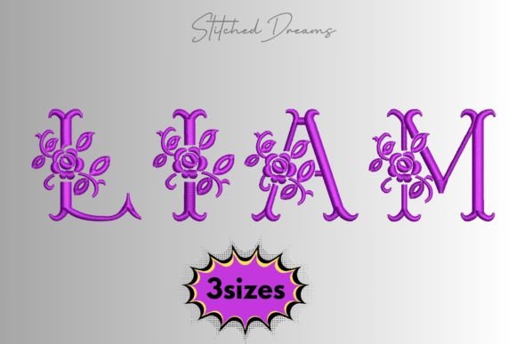 Liam Name Embroidery Design Review for Etsy Sellers