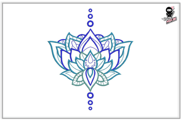 Lotus Flower - Celestial Embroidery Review for Apparel