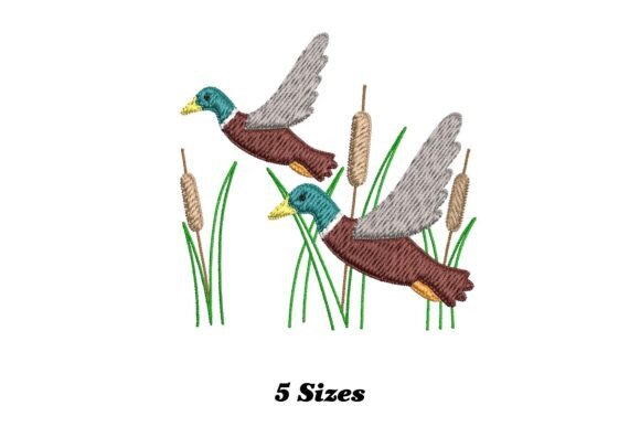 Mallard Duck: A Charming Embroidery Design for Handmade Gifts