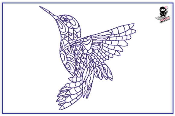 Mandala Bird Embroidery: A Hummingbird Review