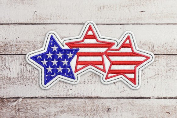 Patriotic Trio of Stars ITH Feltie Review