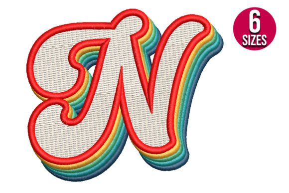 Retro Alphabet Letter N: A Seasonal Embroidery Review
