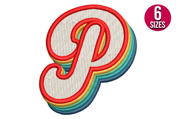 Retro Alphabet Letter P: A Vintage Embroidery Review
