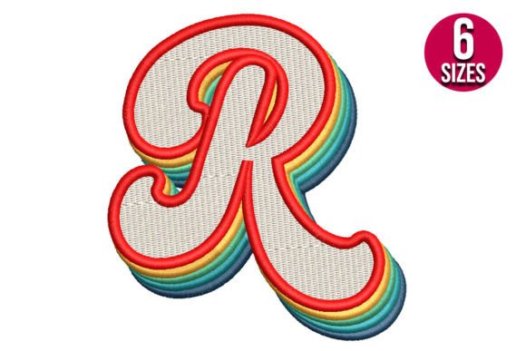 Retro Alphabet Letter R: A Seasonal Embroidery Review