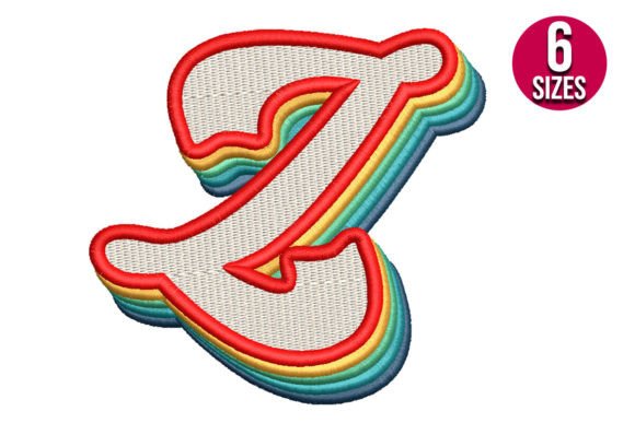 Retro Alphabet Letter Z: A Designer's Review