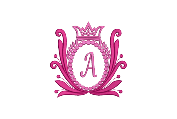 Review: Elegant Crown Embroidery Design Letter A