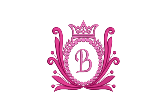 Review: Elegant Crown Embroidery Design Letter B
