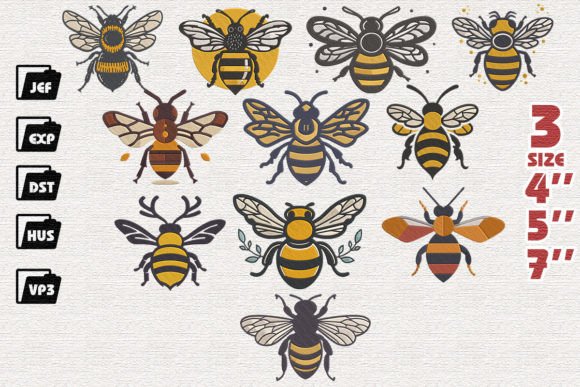 Review: Set of 11 Cartoon Bees for Etsy Shops