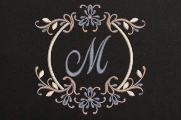 Review: Single Monogram in Frame Letter M Black