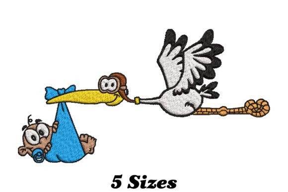 Stork Bird with Baby: A Seller's Review for Etsy Shops